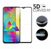 Curved Tempered Glass 5D screen protect Glue black Samsung Galaxy A20E